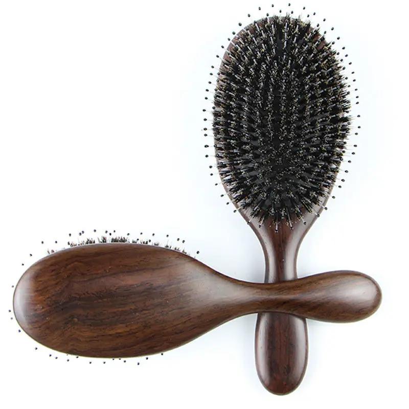 Boar Bristle Ebony Air Cushion Hair Brush Hair Your Lux