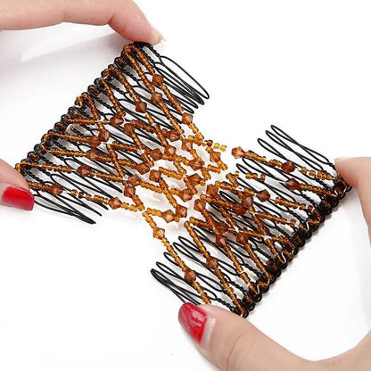 Variety hair comb hair styling wire hair styling beaded magic hair comb styling comb wholesale - Hair Your Lux