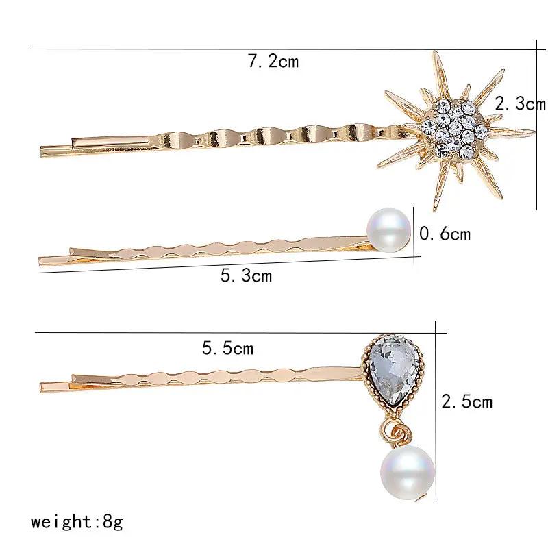 Three-piece hair clip combination - Hair Your Lux