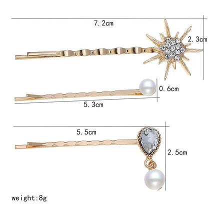 Three-piece hair clip combination - Hair Your Lux