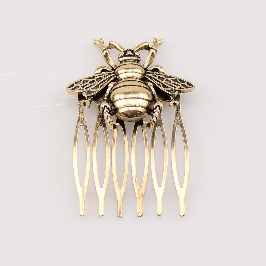 Bumble Bee Antique Insert Hairpin Comb - Hair Your Lux