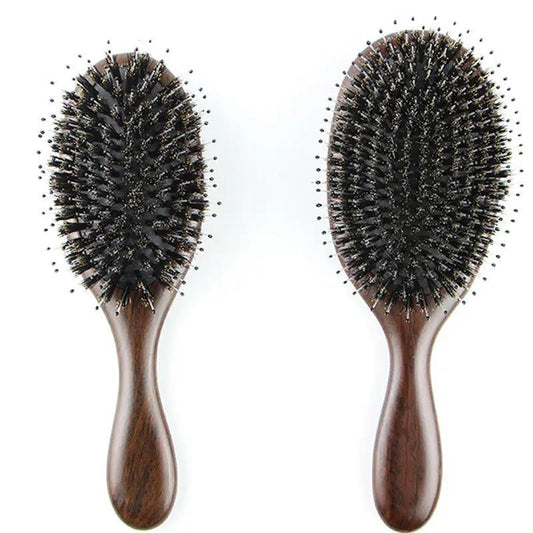 Boar Bristle Ebony Air Cushion Hair Brush Hair Your Lux