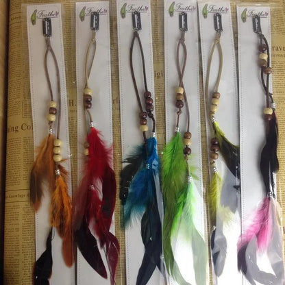 Indian Feather Tassel Hair Piece Hair Your Lux