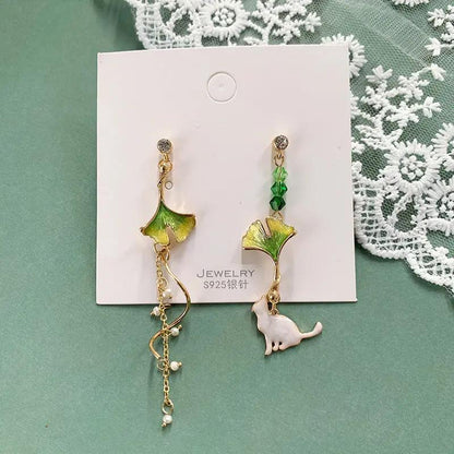 Korean Vintage Metal Flower Long Dangle Earrings For Women Girls Brincos Temperament Pendientes Mujer Jewelry - Hair Your Lux
