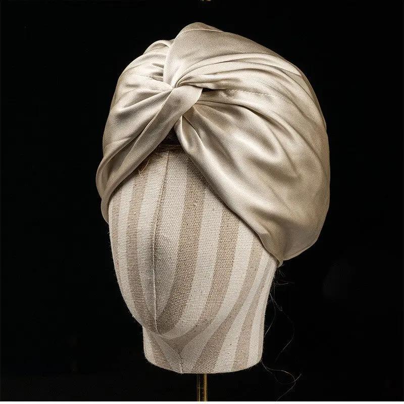 Double-layer Twisted Silk Home Cap Hair Your Lux