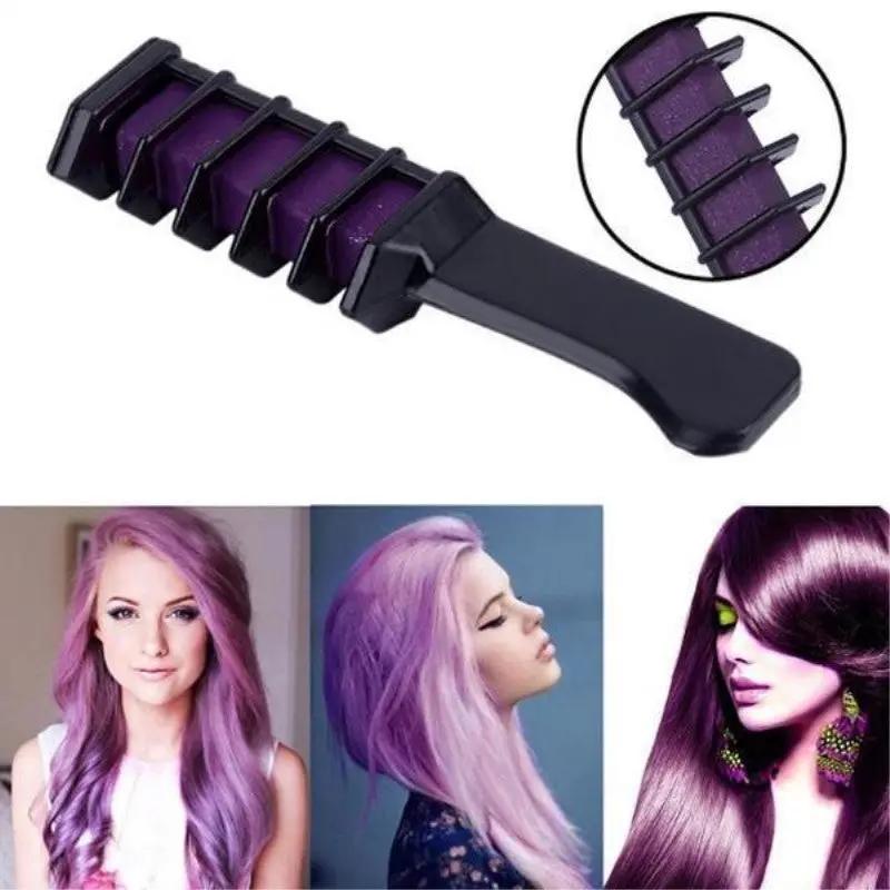 Temporary Mini Disposable Crayons Hair Color Dyeing Mascara Dye Chalk Box With Brush Hair Your Lux