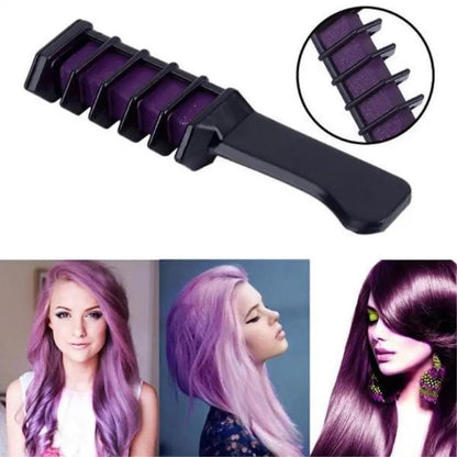 Temporary Mini Disposable Crayons Hair Color Dyeing Mascara Dye Chalk Box With Brush Hair Your Lux