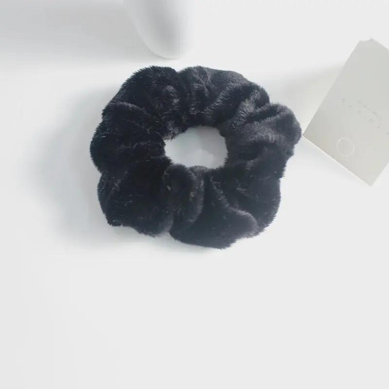 Girly cute plush large intestine hair tie hair rope - Hair Your Lux