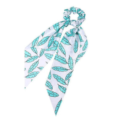 Fashion Long Streamer Printed Fabric Tie Hair Accessory For Ponytail Tie-up Hair Top Cuft - Hair Your Lux