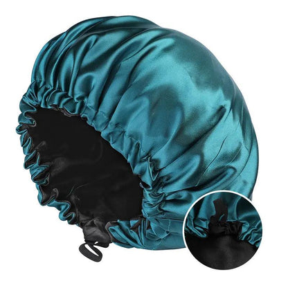 Double-layer Satin Haircare Protective sleeping Hat Hair Your Lux