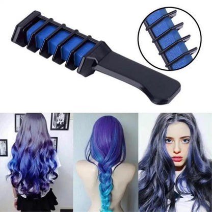 Temporary Mini Disposable Crayons Hair Color Dyeing Mascara Dye Chalk Box With Brush Hair Your Lux