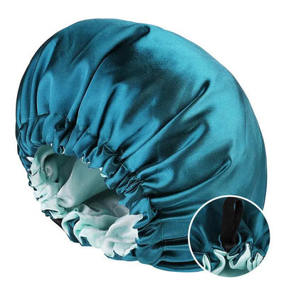 Double-layer Satin Haircare Protective sleeping Hat Hair Your Lux