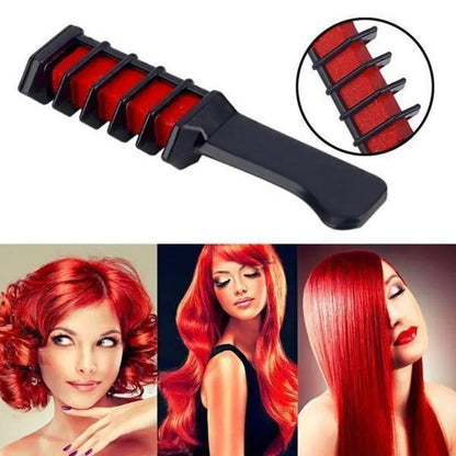 Temporary Mini Disposable Crayons Hair Color Dyeing Mascara Dye Chalk Box With Brush Hair Your Lux