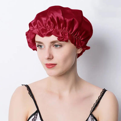Silk Silkworm Sleeping Hat Hair Protection Hair Your Lux