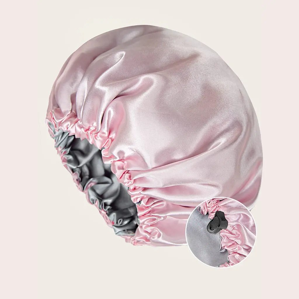 Double-layer Satin Haircare Protective sleeping Hat Hair Your Lux