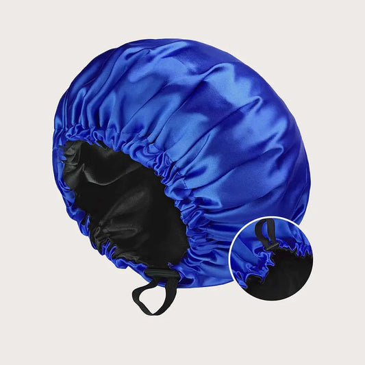 Double-layer Satin Haircare Protective sleeping Hat Hair Your Lux
