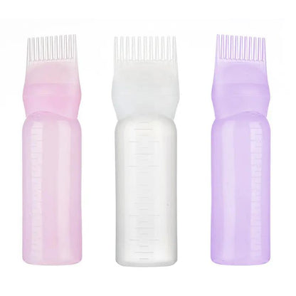 Hair Oil Bottle Tooth Comb Hair Care Bottle Hair Your Lux