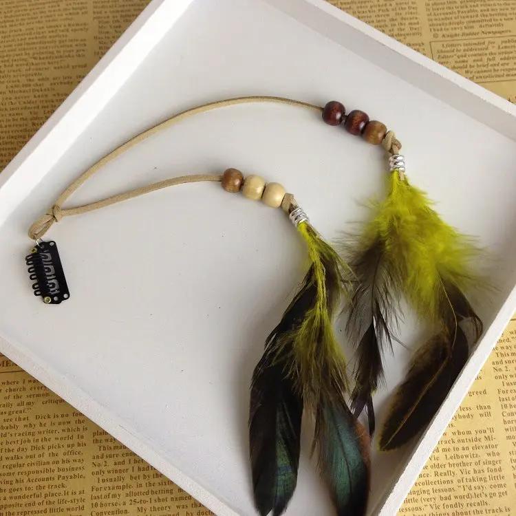 Indian Feather Tassel Hair Piece Hair Your Lux