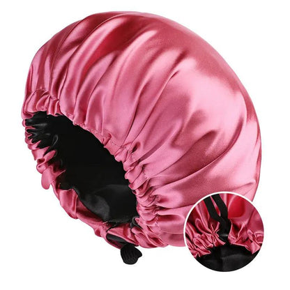 Double-layer Satin Haircare Protective sleeping Hat Hair Your Lux