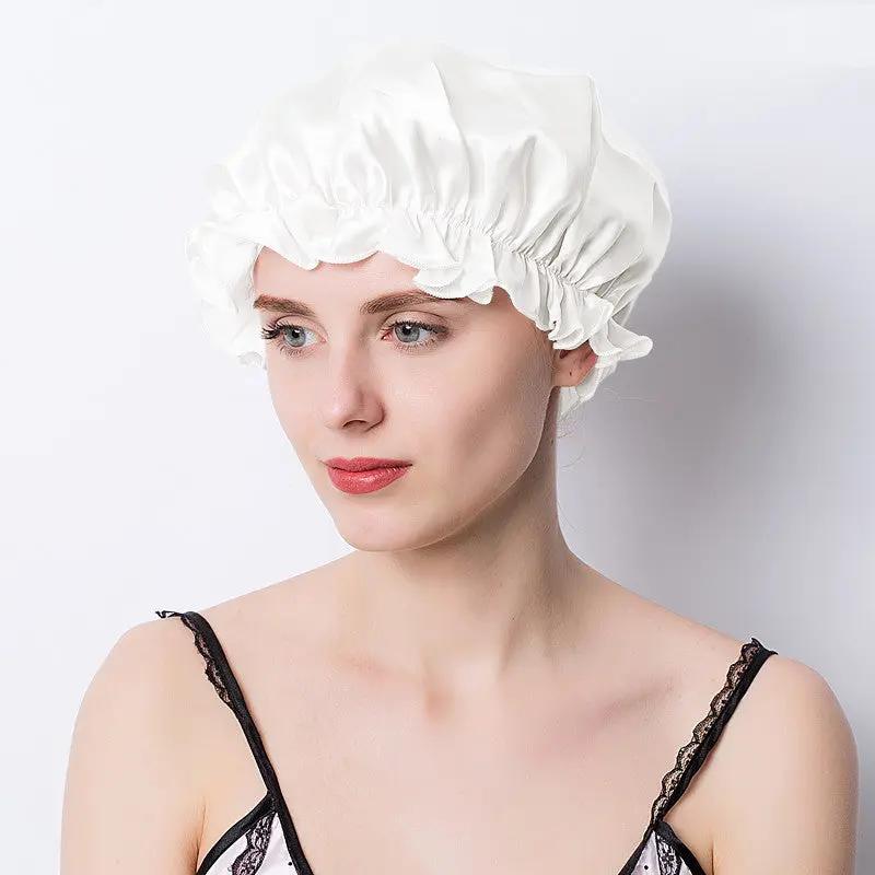Silk Silkworm Sleeping Hat Hair Protection Hair Your Lux