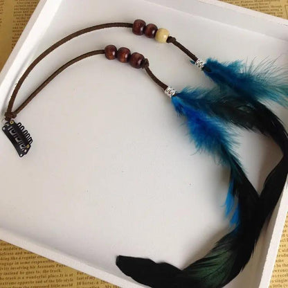 Indian Feather Tassel Hair Piece Hair Your Lux