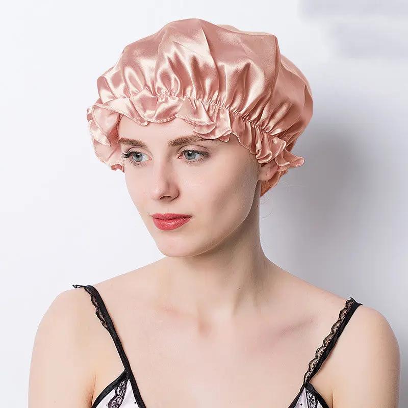 Silk Silkworm Sleeping Hat Hair Protection Hair Your Lux