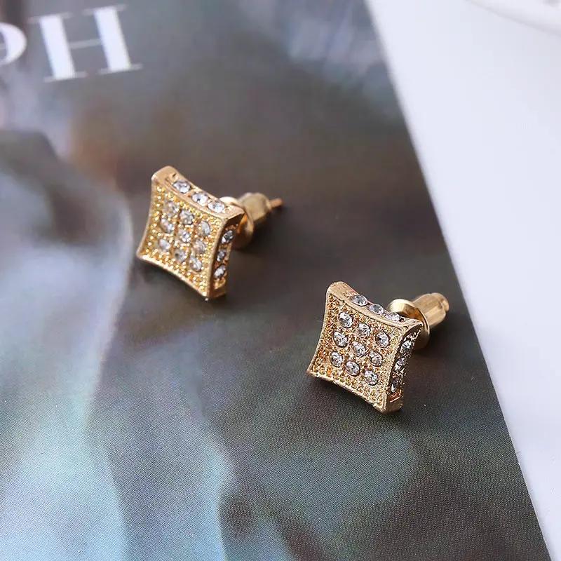 New Titanium Steel Small Ear Studs Simple Retro Minority Light Luxury Temperament Earrings For Women - Hair Your Lux
