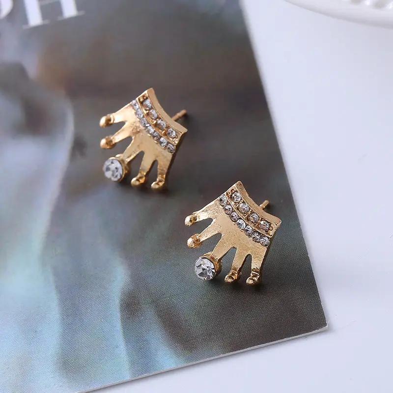 Small minimalist titanium stud earrings design | Hair Your Lux