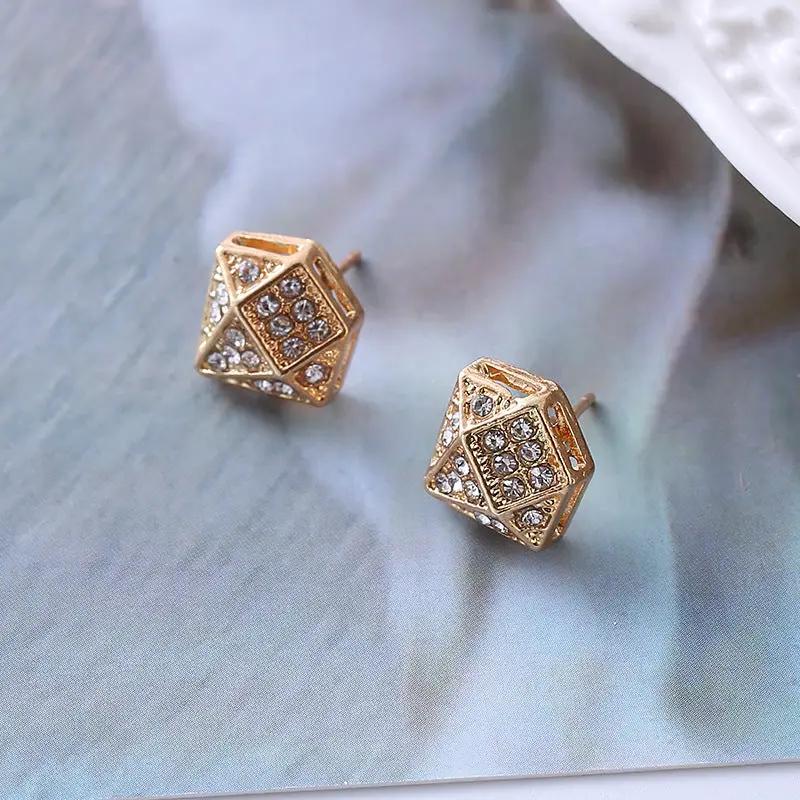 Minimalist titanium steel studs, circle and triangle | Hair Your Lux