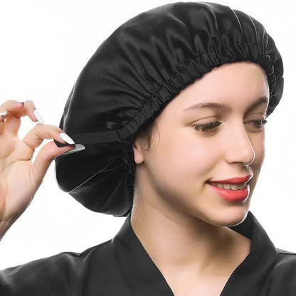 Double Layer Shower Cap Silk Hair Your Lux