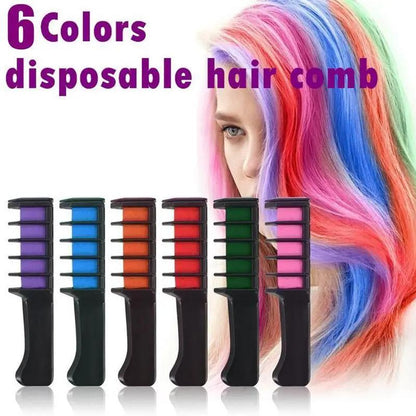 Temporary Mini Disposable Crayons Hair Color Dyeing Mascara Dye Chalk Box With Brush Hair Your Lux