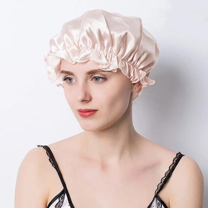 Silk Silkworm Sleeping Hat Hair Protection Hair Your Lux