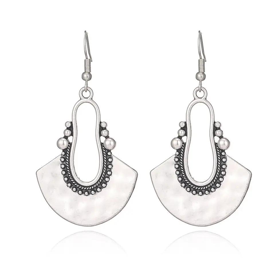 Vintage Boho Ethnic Antique Colors Drop Earrings For Women Female - Hair Your Lux