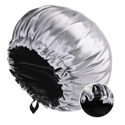 Double-layer Satin Haircare Protective sleeping Hat Hair Your Lux