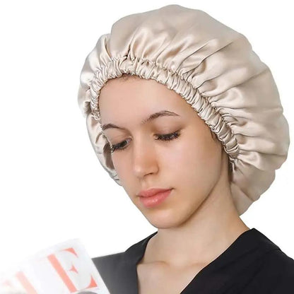 Double Layer Shower Cap Silk Hair Your Lux