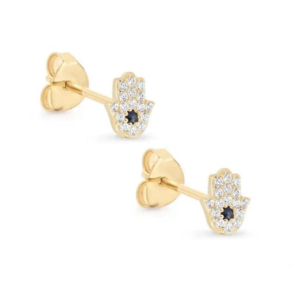 Note charm huggie earrings, silver-tone | Hair Your Lux