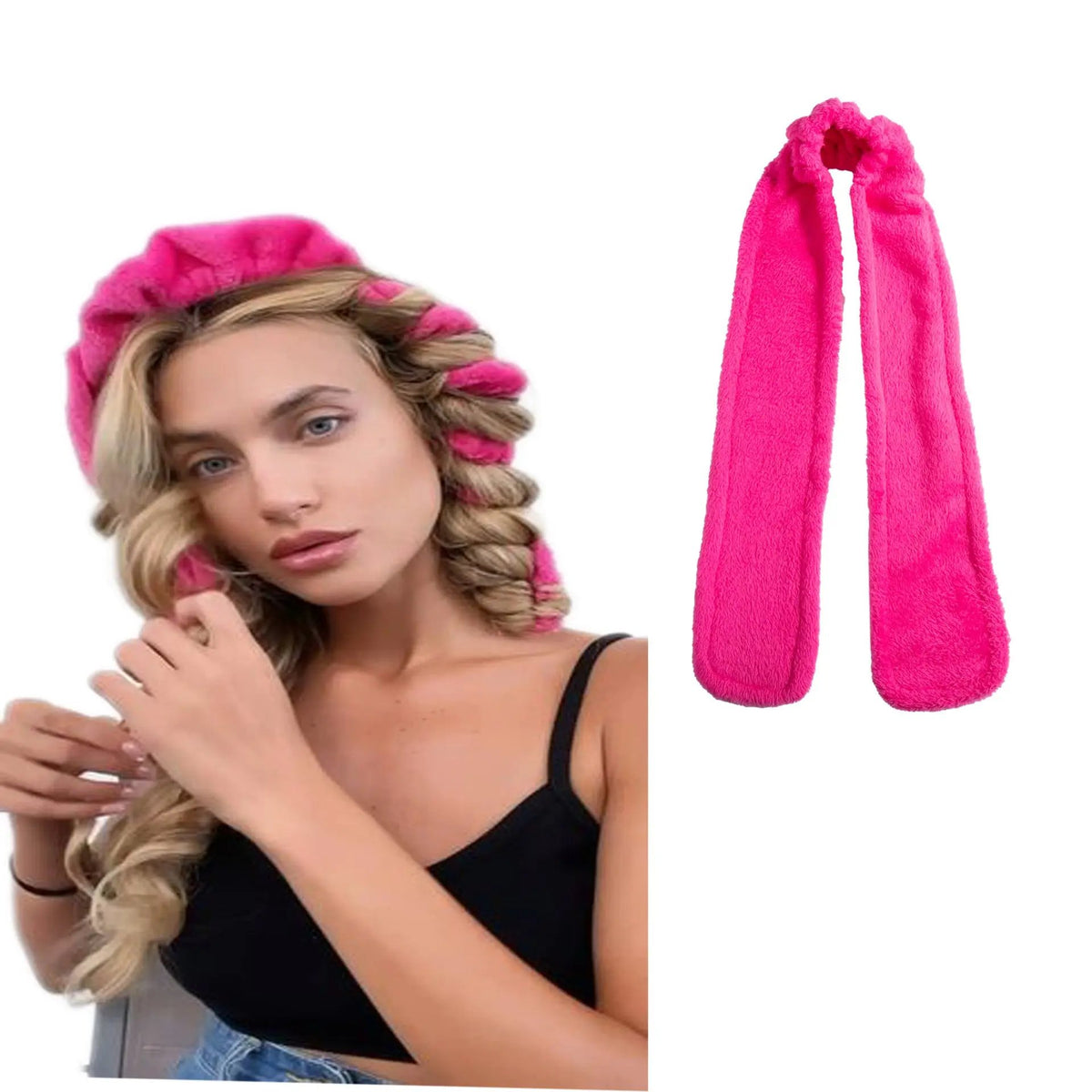 Flannel No Heat Hair Curler Long Lazy Natural Hair Styling Roll Sleep Hair Curler Hair Your Lux