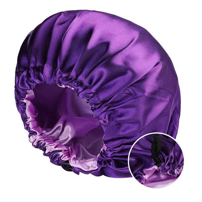 Double-layer Satin Haircare Protective sleeping Hat Hair Your Lux